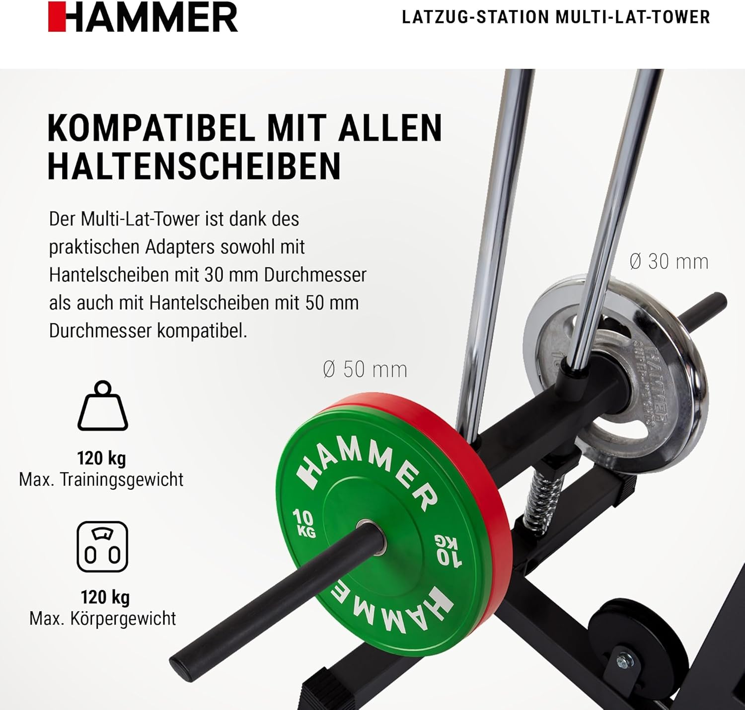 Finnlo Multi Lat Tower Zugstation – Rückentrainer, Armtrainer, Bauchmuskeltrainer