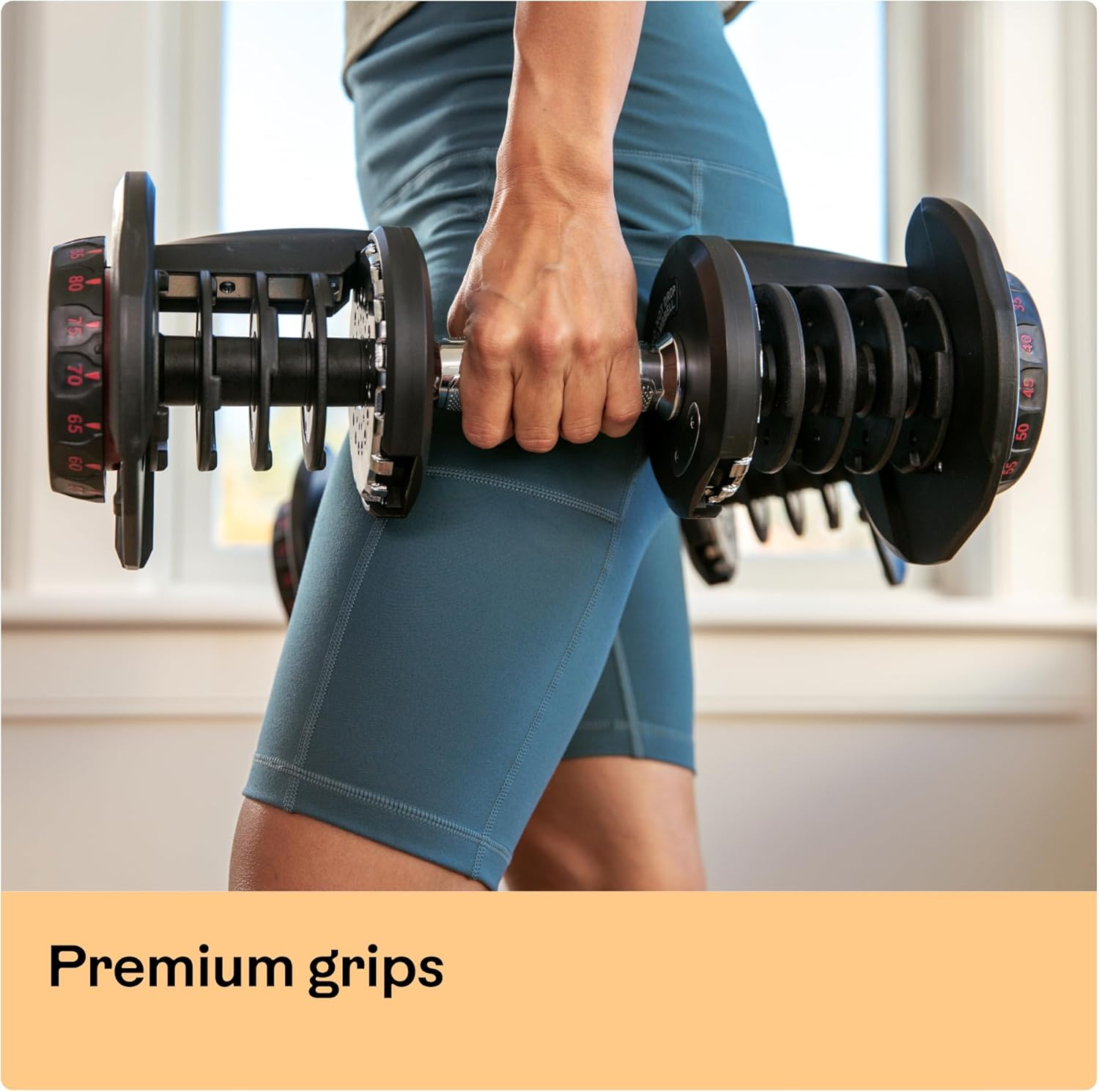 Bowflex SelectTech: Verstellbare Einzelhantel mit Gewichtssystem