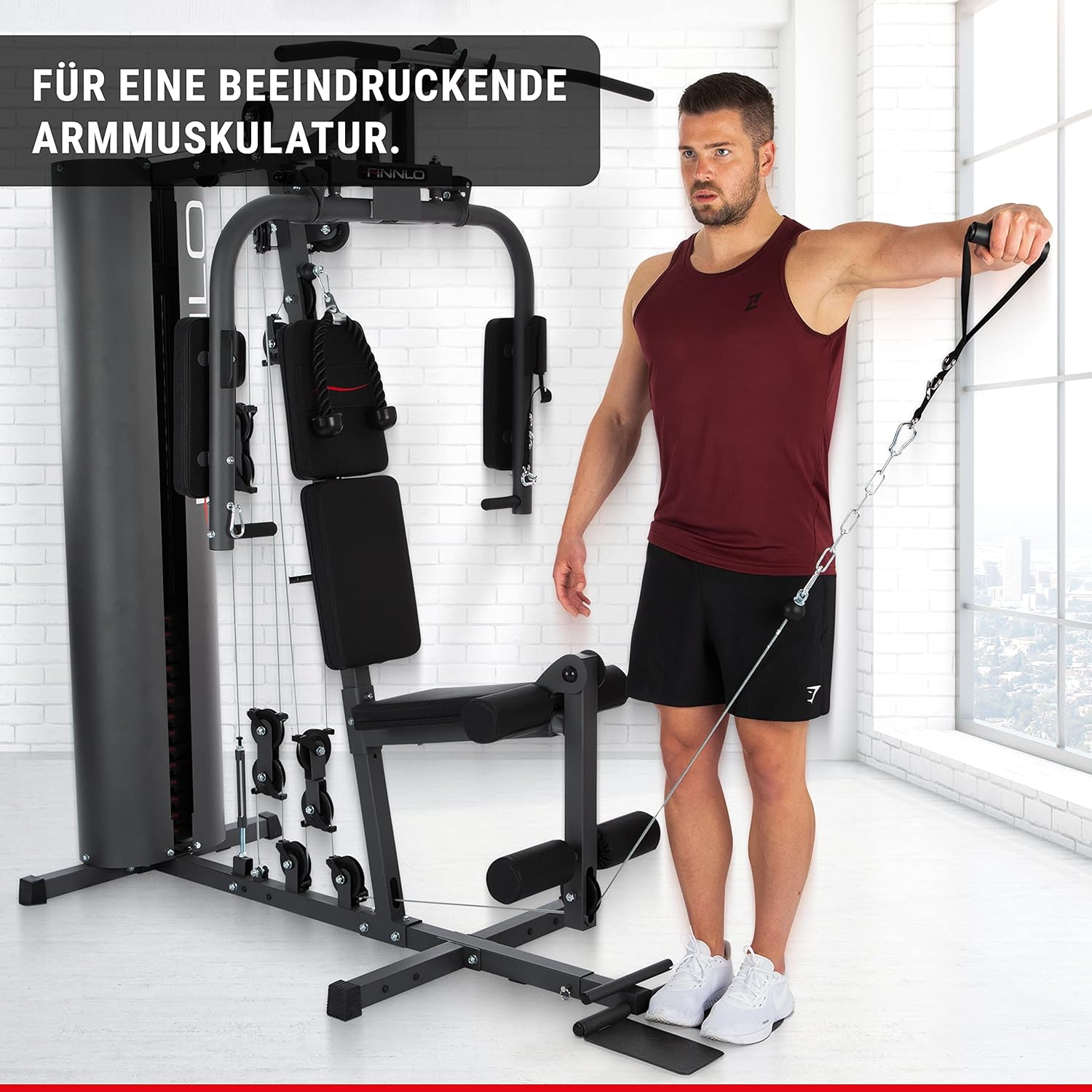 Finnlo Autark 600 Kraftstation mit Kabelzug – Home Gym für Zuhause