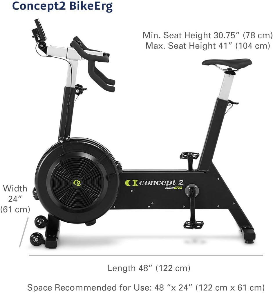 Concept2 BikeErg: Premium Indoor Exercise Bike with PM5 Monitor
