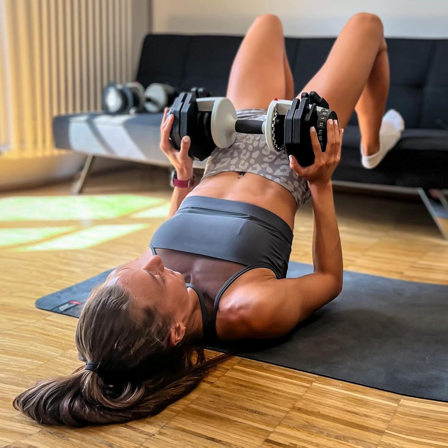 ATIVAFIT Verstellbare Kurzhantel: Für Damen & Herren, ideal fürs Heimtraining