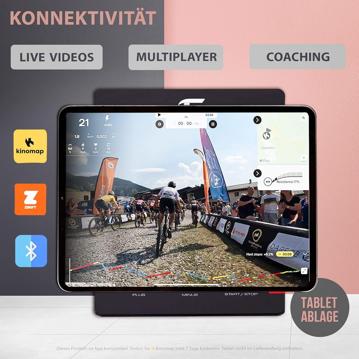 Christopeit ET 6: Ergometer mit 24 Stufen, 12 kg Bremssystem, 150 kg Traglast